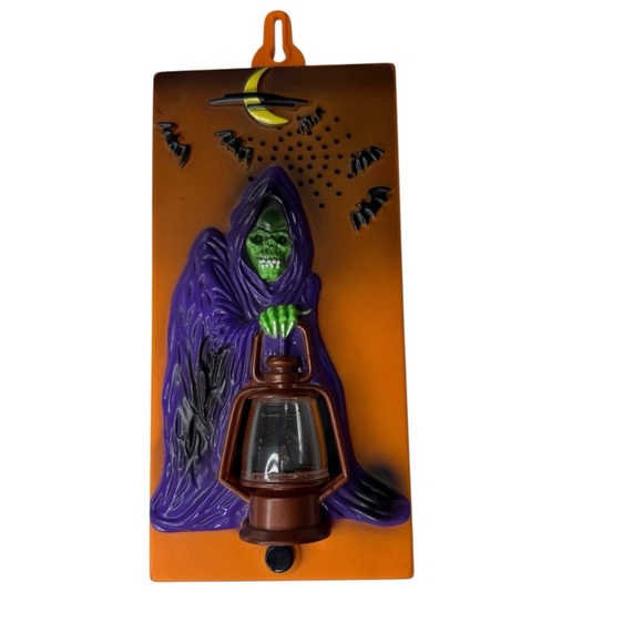 VINTAGE Halloween Lights & Sound Grim Reaper Doorbell Toy State 1995 Works AS - Picture 1 of 7